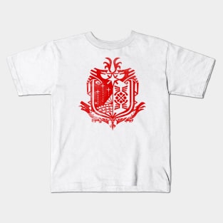 [MONSTER HUNTER WORLD] MAIN CREST Kids T-Shirt